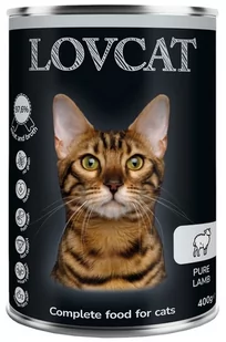 Lovcat Pure Lamb puszka 400g - Mokra karma dla kotów - miniaturka - grafika 1
