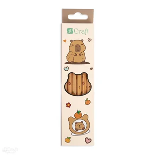 Zestaw Ołówków Hb - Kapibara, 12 Szt - Kubki dla dzieci - miniaturka - grafika 1