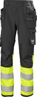 Odzież robocza - Helly Hansen Pants with reflective elements Alna 4X CL 1, yellow C50 - miniaturka - grafika 1