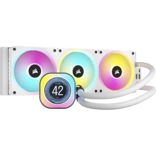 Corsair iCUE LINK H150i LCD Liquid CPU Cooler White, water cooling (Kolor: BIAŁY) - Chłodzenie wodne - miniaturka - grafika 1