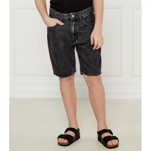 Calvin Klein Jeans Jeansowe szorty Regular Fit - Spodnie i spodenki dla chłopców - miniaturka - grafika 1