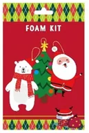 Zabawki kreatywne - Zawieszki Z Pianki Diy Miś, Choinka - miniaturka - grafika 1