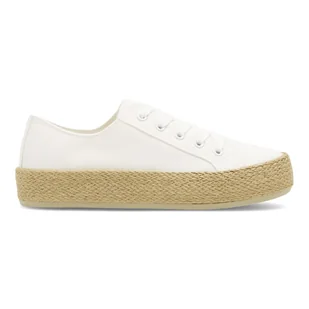 DeeZee WS19130-3 Biały - Espadryle damskie - miniaturka - grafika 1