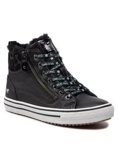 Mustang Sneakersy 1365-603-9 Czarny - Sneakersy damskie - miniaturka - grafika 1