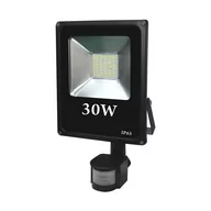 Lampy ogrodowe - Volteno Reflektor LED z czujnikiem ruchu Slim VO0768, 30 W - miniaturka - grafika 1