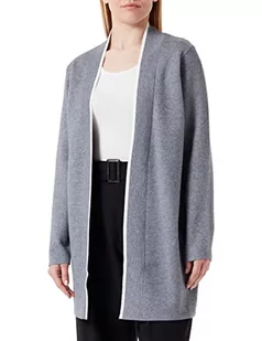 usha BLACK LABEL Kardigan damski, szary, M-L - Swetry damskie - miniaturka - grafika 1