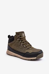 Buty Trekkingowe Damskie Ocieplane Khaki Big Star MM274480 - Zazoo - Buty trekkingowe damskie - miniaturka - grafika 1