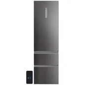 Lodówki - HAIER HTW7620DNMP No Frost 205cm Ciemny Inox - miniaturka - grafika 1