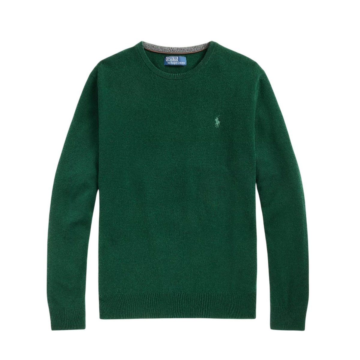 maglioni uomo ralph lauren - ls cn pp long sleeve pullover - verde