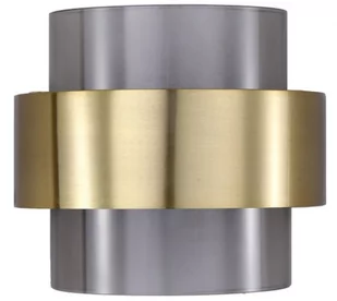 Miele kinkiet 1-punktowy czarny/złoty LP-866/1W SM/GD - Lampy ścienne - miniaturka - grafika 1