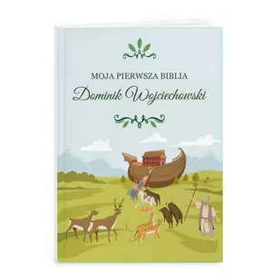 Biblia rozmiar M z nadrukiem - Pamiątka Pierwszej Komunii Świętej - miniaturka - grafika 1
