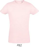 Koszulki męskie - SOLS T-shirt męski Slim Fit 00553 Różowy Wrzosowy S - miniaturka - grafika 1