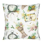 Pozostałe akcesoria świąteczne - Bellatex Poszewka na poduszkę Świąteczny czas, 40 x 40 cm - miniaturka - grafika 1