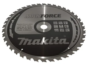 Makita B-32281 piła tarczowa do cięcia drewna 355x30 mm 40 zębów T.C.T. M-Force - Tarcze do pił - miniaturka - grafika 1