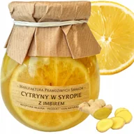 Syropy i koncentraty owocowe - Cytryna w syropie z imbirem plastry cytryny 100% naturalna bez konserwantów - miniaturka - grafika 1
