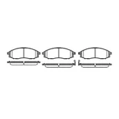 Klocki hamulcowe - RoadHouse Zestaw klocków hamulcowych, hamulce tarczowe 2748.02 - miniaturka - grafika 1