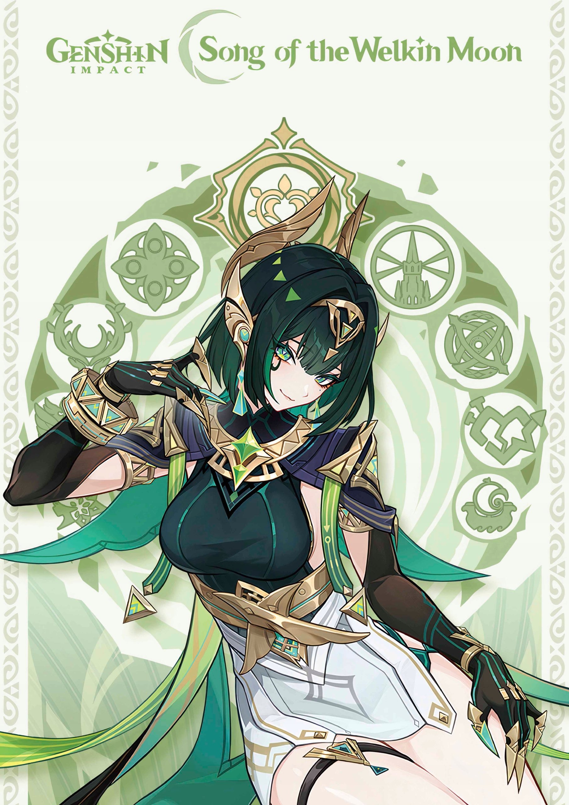 Plakat A3 Genshin Impact Anime Gra Nefer