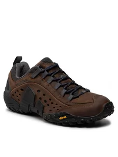 Merrell Trekkingi Intercept J598633 Brązowy - Buty trekkingowe męskie - miniaturka - grafika 1