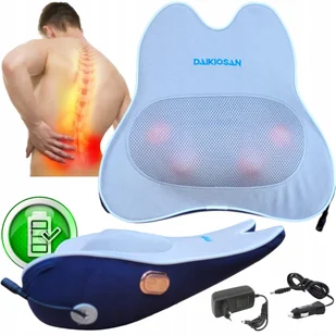 Poduszka masująca lędżwie Shiatsu do masażu ciała pleców bezprzewodowa - Masażery Poduszka masująca lędżwie Shiatsu do masażu ciała pleców bezprzewodowa - Masażery - miniaturka - grafika 1