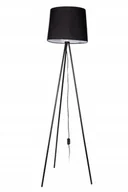 Lampy stojące - Lampa Podłogowa Stojąca Trójnóg Abażur E27 - miniaturka - grafika 1