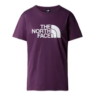 Koszulki sportowe damskie - Koszulka The North Face Relaxed Easy 0A87N9V6V1 - fioletowa - miniaturka - grafika 1