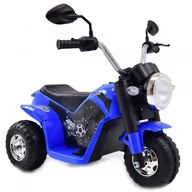 Pojazdy elektryczne dla dzieci - Import SUPER-TOYS MOTOR CHOPPER - PIERWSZY MOTOREK DLA DZIECKA NIEBIESKI - miniaturka - grafika 1