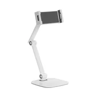 Pozostałe akcesoria do telefonów - Podstawka Biurkowa Na Tablet Spp-122W Biała Regulowana wysokośc i szerokośc od 4 do 12,9" - miniaturka - grafika 1
