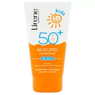 Balsamy i kremy do opalania - Lirene LIRENE SUN KIDS Mleczko chroniące przed słońcem dla dzieci SPF50+ 150ml - miniaturka - grafika 1