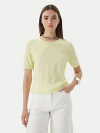 Koszulki i topy damskie - Patrizia Pepe T-Shirt 2M4542/J419-Y841 Żółty Regular Fit - miniaturka - grafika 1