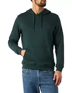 Bluzy męskie - Urban Classics Męska bluza z kapturem Basic Sweat Hoody, zielony (Bottle Green 02245), XXL - miniaturka - grafika 1