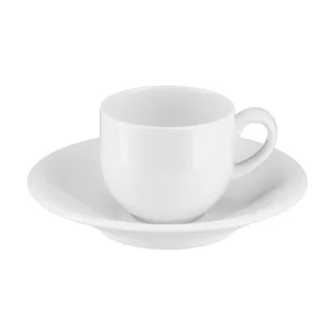 Filiżanka 100 Ml Porcelanowa Ze Spodkiem Plus White Villa Italia - Filiżanki - miniaturka - grafika 1