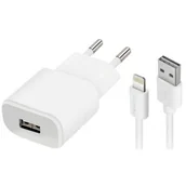 Ładowarki do telefonów - Forever TC-01 GSM032677 biały - miniaturka - grafika 1