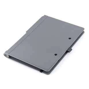 Clipboard składany SAX, PP, A5/A4, z met. klipsem, z gumką i uchwytem na długopis, szary - Deski z klipsem - miniaturka - grafika 1