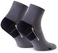 Skarpetki męskie - Krótkie skarpety męskie sportowe w dynamiczne wzory Art.054 - miniaturka - grafika 1