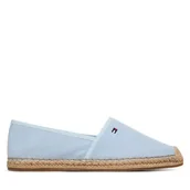 Espadryle damskie - Espadryle Tommy Hilfiger Flag Canvas Espadrille FW0FW08541 Błękitny - miniaturka - grafika 1