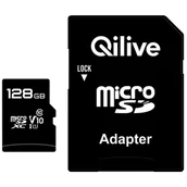 Karty pamięci - Qilive Micro SDXC 128 GB Adapter SD - miniaturka - grafika 1