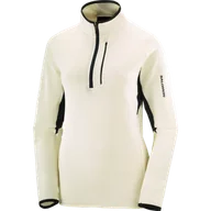 Bluzy sportowe damskie - BLUZA SALOMON ESSENTIAL LTWARM HZ W C21148 - miniaturka - grafika 1