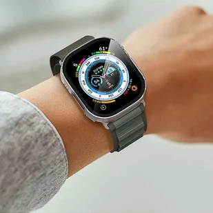 Obudowa ochronna z szkłem Alogy Protector Case 2w1 nakładka etui do Apple Watch Ultra 49mm Przezroczysta - Akcesoria do smartwatchy - miniaturka - grafika 12