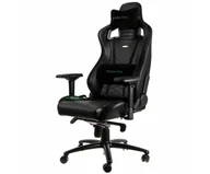 Fotele gamingowe - Noblechairs EPIC fotel dla graczy czarny zielone obszycie NBL-PU-GRN-002 - miniaturka - grafika 1