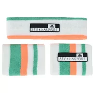 Pozostały sprzęt i akcesoria do ćwiczeń - Adidas Women's Stellasport Headband Wristband Set AH6776 - miniaturka - grafika 1