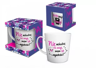 BGTech Kubek NBC 480ml Crazy Girl Nie wchodzę na wagę 040-00/OP-190-001/PL-6228 - Kubki - miniaturka - grafika 1