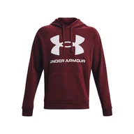 Bluzy męskie - Męska Bluza UNDER ARMOUR UA RIVAL FLEECE BIG LOGO HD 1357093-690 – Czerwony - miniaturka - grafika 1