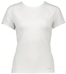 Koszulki sportowe damskie - Roxy Koszulka sportowa "Are You Mine" w kolorze białym - grafika 1