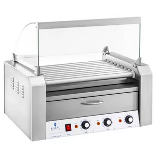 Royal Catering Grill rolkowy - stal nierdzewna - 9 rolek RCHG-9WO RCHG-9WO - Piece, kotły  i płyty grzejne gastronomiczne - miniaturka - grafika 1