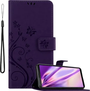 Cadorabo pokrowiec na Sony Xperia 10 III pokrowiec ochronny w kolorze fioletowym pokrowiec ochronny pokrowiec na telefon komórkowy etui w kwiaty etui w kwiaty - Etui i futerały do telefonów - miniaturka - grafika 1