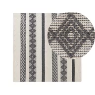 Dywany - Dywan Wełniany 200 X 200 Cm Beżowo-szary Davutlar - miniaturka - grafika 1