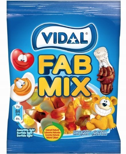 Żelki Vidal Fab Mix 90g Vidal bezglutenowe