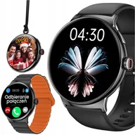 Smartwatch - SMARTWATCH ZEGAREK ROZMOWY ODPOWIEDŹ SMS PULS POLSKIE MENU SMART WATCH 3w1 - miniaturka - grafika 1