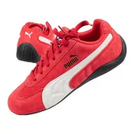 Buty sportowe damskie - Buty sportowe Puma Speedcat W 306753 05 czerwone - miniaturka - grafika 1
