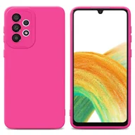 Etui i futerały do telefonów - Pokrowiec Etui Do Samsung Galaxy A52 (4G / 5G) / A52s w FLUID HOTPINK TPU Silikonowe Obudowa Ochronny Case Cover Cadorabo - miniaturka - grafika 1